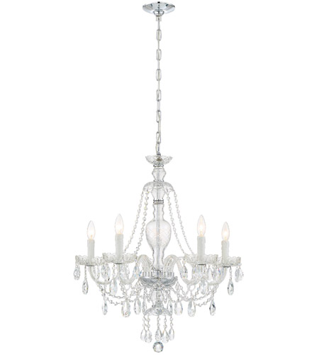 Crystorama CAN-A1305-CH-CL-MWP Candace 5 Light 25 inch Polished Chrome Chandelier Ceiling Light in Polished Chrome (CH), Clear Hand Cut CAN-A1305-CH-CL-MWP_5_.jpg