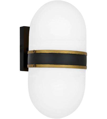 Crystorama Cap 8504 Mk Tg Capsule 2 Light 13 Inch Matte Black Textured Gold Outdoor Wall Mount