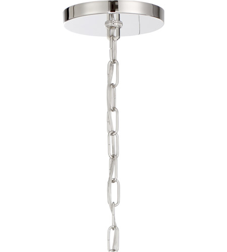 Crystorama DEV-B8066-PN Devon 6 Light 24 inch Polished Nickel Hanging Lantern Ceiling Light DEV-B8066-PN_5_.jpg