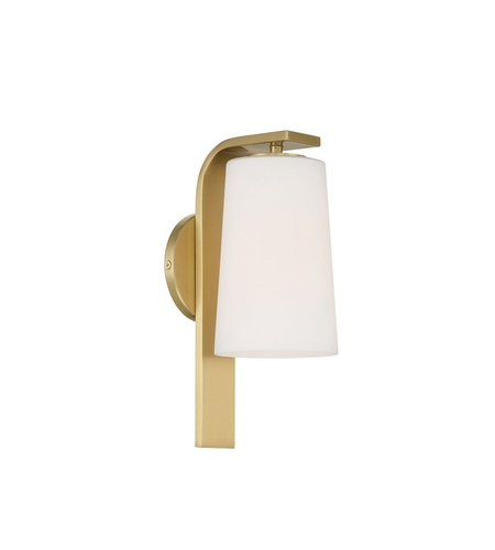 Crystorama EAS-4601-AG Easton 1 Light 5 inch Aged Brass Sconce Wall Light