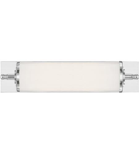 Crystorama FOS-A8051-CH Foster LED 5 inch Polished Chrome Bathroom Vanity Wall Light in Chrome (CH)