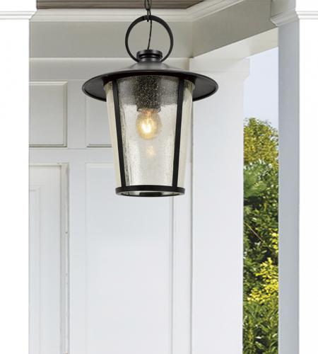Crystorama AND-9203-SD-MK Andover 1 Light 9 inch Matte Black Outdoor Chandelier and-9203-sd-mk_5_.jpg