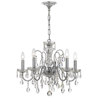 Crystorama 3025-CH-CL-MWP Butler 5 Light 23 inch Polished Chrome Chandelier Ceiling Light in Chrome (CH), Clear Hand Cut 3025-CH-CL-MWP_1_.jpg thumb