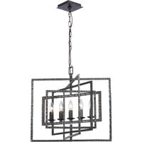 capri light rs chandelier ceiling raw inch steel crystorama