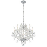 Crystorama 4405-CH-CL-I Maria Theresa 6 Light 20 inch Polished Chrome Mini Chandelier Ceiling Light in Polished Chrome (CH), Clear Italian 4405-CH-CL-I_1_.jpg thumb