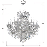 Crystorama 4418-CH-CL-S Maria Theresa 19 Light 35 inch Polished Chrome Chandelier Ceiling Light in Polished Chrome (CH), Clear Swarovski Strass, 18 4418-CH-CL-S_1_.jpg thumb