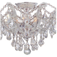 Crystorama 4437-CH-CL-MWP Maria Theresa 5 Light 19 inch Polished Chrome Semi Flush Ceiling Light in Polished Chrome (CH), Clear Hand Cut 4437-CH-CL-MWP_2_.jpg thumb