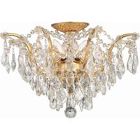 Crystorama 4457-GA-CL-MWP Filmore 5 Light 19 inch Antique Gold Semi Flush Ceiling Light in Clear Hand Cut photo thumbnail