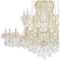 Crystorama 4460-GD-CL-S Maria Theresa 37 Light 64 inch Gold Chandelier Ceiling Light in Gold (GD), Clear Swarovski Strass 4460-GD-CL-S_2_.jpg thumb