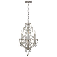 Crystorama 4473-CH-CL-MWP Maria Theresa 4 Light 12 inch Polished Chrome Mini Chandelier Ceiling Light in Polished Chrome (CH), Clear Hand Cut alternative photo thumbnail