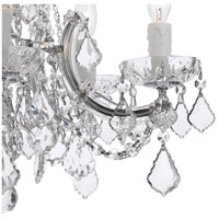 Crystorama 4476-CH-CL-S Maria Theresa 5 Light 20 inch Polished Chrome Mini Chandelier Ceiling Light in Polished Chrome (CH), Clear Swarovski Strass 4476-CH-CL-S_2_.jpg thumb