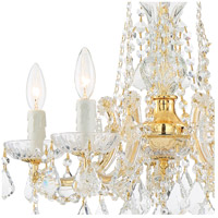 Crystorama 4476-GD-CL-MWP Maria Theresa 5 Light 20 inch Gold Mini Chandelier Ceiling Light in Gold (GD), Clear Hand Cut alternative photo thumbnail