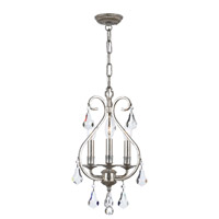 Crystorama 5013-OS-CL-MWP Ashton 3 Light 10 inch Olde Silver Mini Chandelier Ceiling Light in Hand Cut, Olde Silver (OS) 5013-OS-CL-MWP_1_.jpg thumb