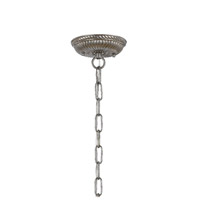 Crystorama 5013-OS-CL-MWP Ashton 3 Light 10 inch Olde Silver Mini Chandelier Ceiling Light in Hand Cut, Olde Silver (OS) alternative photo thumbnail