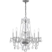 Crystorama 5086-CH-CL-MWP Traditional Crystal 6 Light 23 inch Polished ...