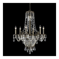 Crystorama Lighting Manchester 9 Light Chandelier in English Bronze & Swaroski Strass - Clear 5186-EB-CL-S thumb