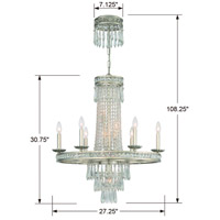 Crystorama 5266-OS-CL-MWP Mercer 10 Light 28 inch Olde Silver Chandelier Ceiling Light in Olde Silver (OS) 5266-OS-CL-MWP_4_.jpg thumb