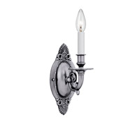 Crystorama Arlington 1 Light Wall Sconce in Pewter 621-PW thumb