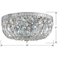 Crystorama 716-CH-CL-MWP Ceiling Mount 3 Light 16 inch Polished Chrome Flush Mount Ceiling Light in Polished Chrome (CH), Hand Polished 716-CH-CL-MWP_1_.jpg thumb