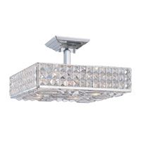 Crystorama 914-CH-CL-MWP Crystorama Chelsea 4 Light Semi-Flush Mount in Polished Chrome 914-CH-CL-MWP  photo thumbnail