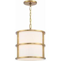 Crystorama 9593-LG Hulton 3 Light 13 inch Luxe Gold Pendant Ceiling Light thumb
