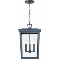 Crystorama BEL-A8065-GE Belmont 3 Light 12 inch Graphite Outdoor Pendant photo thumbnail