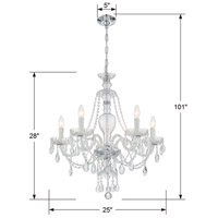 Crystorama CAN-A1305-CH-CL-MWP Candace 5 Light 25 inch Polished Chrome Chandelier Ceiling Light in Polished Chrome (CH), Clear Hand Cut CAN-A1305-CH-CL-MWP_4_.jpg thumb