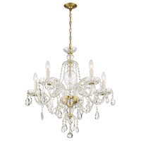Crystorama CAN-A1306-PB-CL-MWP Candace 5 Light 25 inch Polished Brass Chandelier Ceiling Light in Polished Brass (PB), Clear Hand Cut CAN-A1306-PB-CL-MWP_1_.jpg thumb