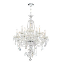 Crystorama CAN-A1312-CH-CL-S Candace 12 Light 28 inch Polished Chrome Chandelier Ceiling Light in Polished Chrome (CH), Clear Swarovski Strass CAN-A1312-CH-CL-S_1_.jpg thumb