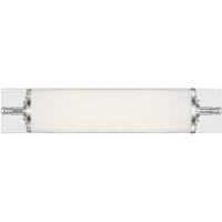 Crystorama FOS-A8051-CH Foster LED 5 inch Polished Chrome Bathroom Vanity Wall Light in Chrome (CH) thumb