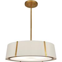 Crystorama FUL-907-GA Fulton 6 Light 24 inch Antique Gold Chandelier Ceiling Light in Antique Gold (GA) thumb