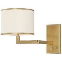 Crystorama MAD-B4101-AG Madison 1 Light 10 inch Aged Brass Wall Sconce Wall Light in Aged Brass (AG) alternative photo thumbnail
