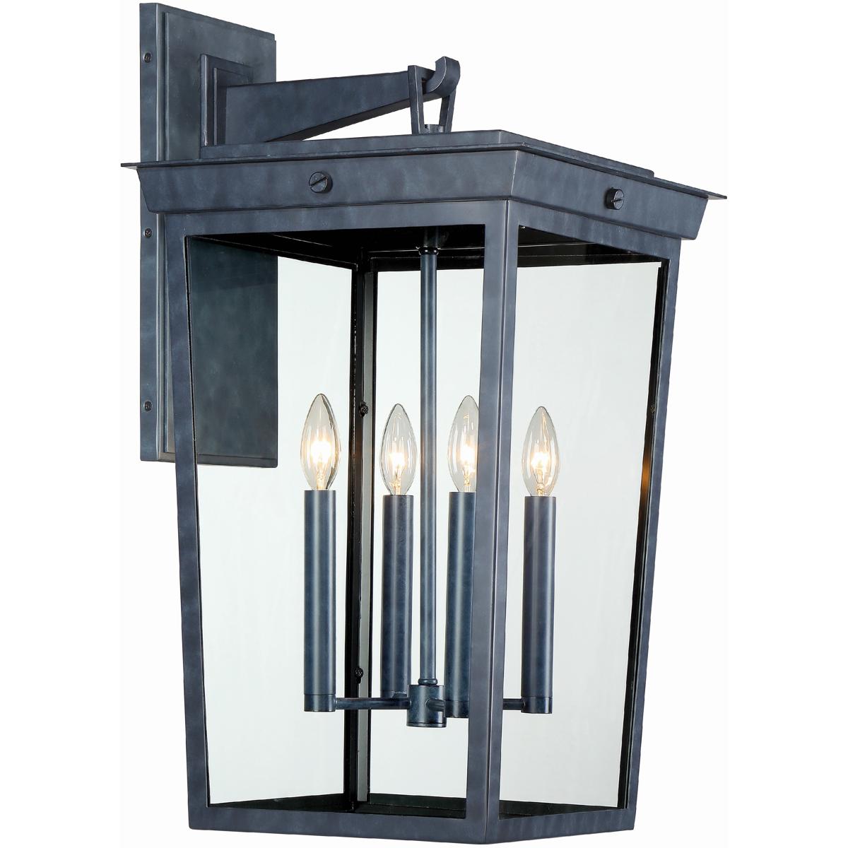Crystorama BELA8064GE Belmont 4 Light 26 inch Graphite Outdoor Sconce