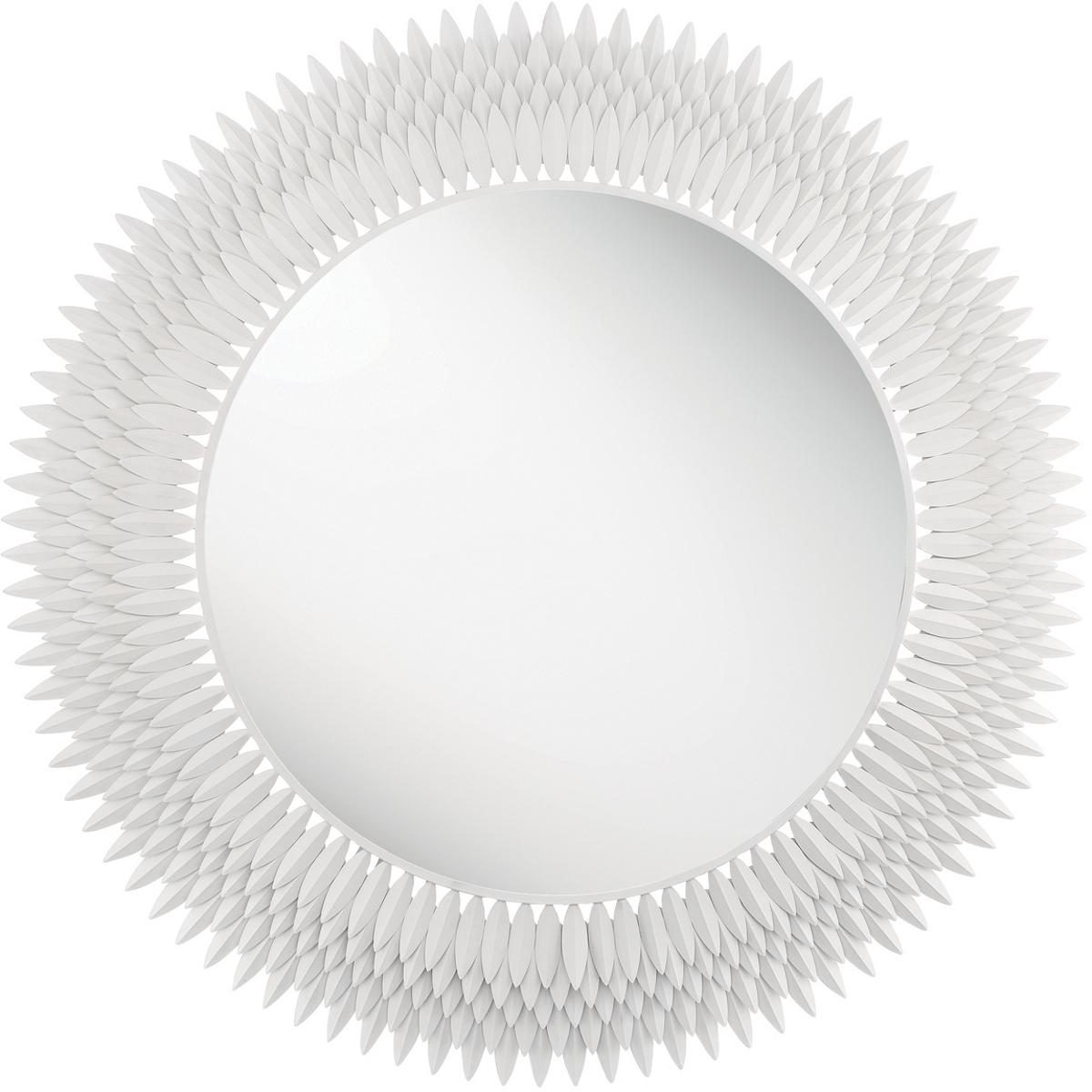 Crystorama BRH-M546-MT Broche 46.75 X 46.75 inch Matte White Mirror