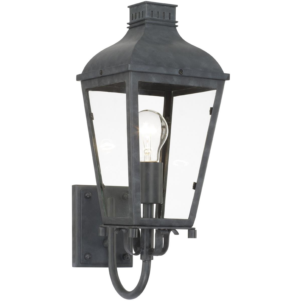Crystorama DUM9801GE Dumont 1 Light 175 inch Graphite Outdoor Sconce