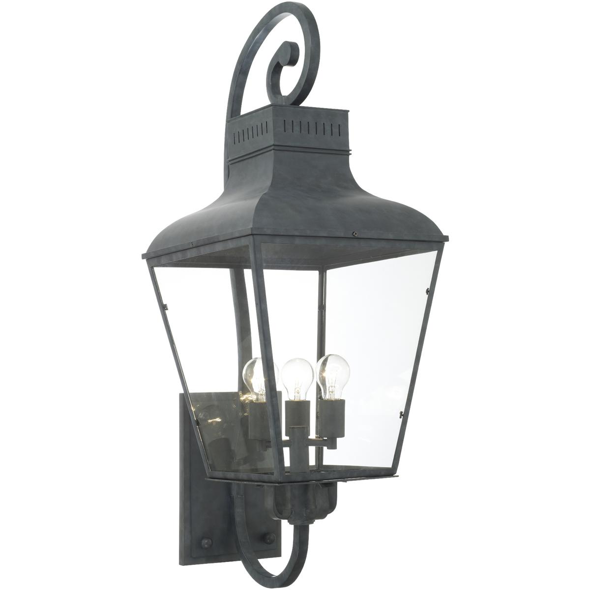 Crystorama DUM9804GE Dumont 4 Light 3875 inch Graphite Outdoor Sconce