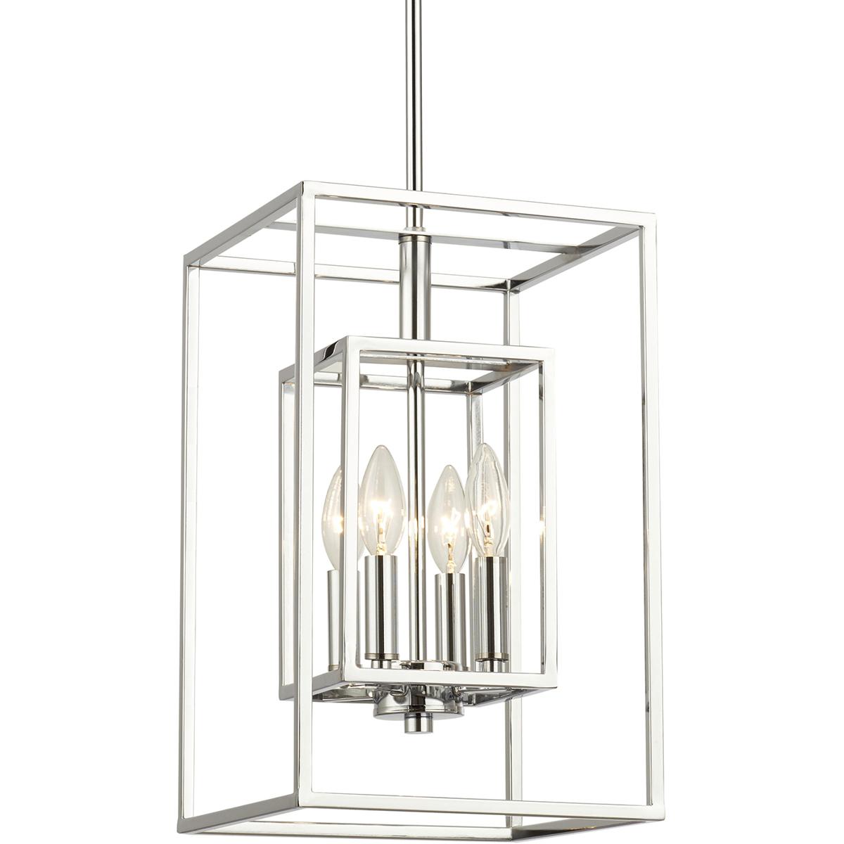 Crystorama ED884114CH Kai Pendant Ceiling Light in Polished Chrome
