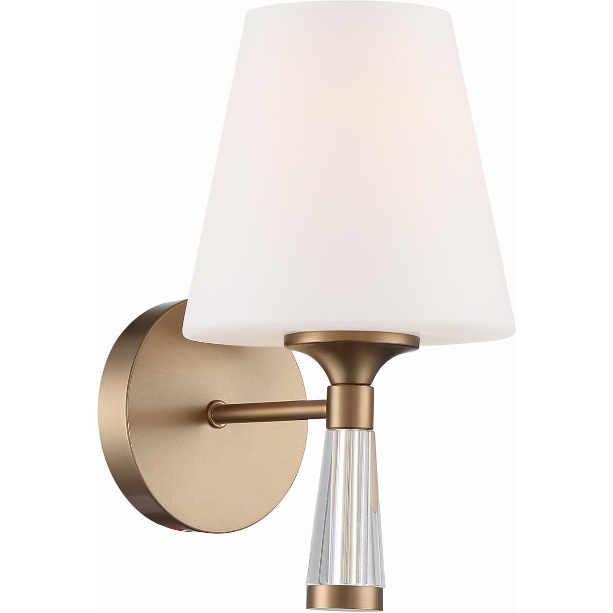 Crystorama RAM-A3401-VG Ramsey Bath Sconce Wall Light in Vibrant Gold