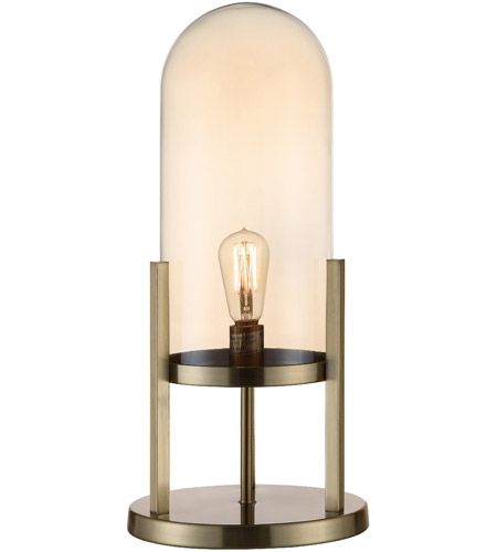Crestview Collection CVABS1645 Malouf 23 inch 40.00 watt Soft Brass and Amber Pearl Done Lamp Portable Light, Large photo
