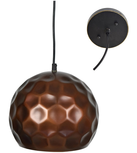 Crestview Collection CVAER1129 Aiden 8 inch Pendant Ceiling Light