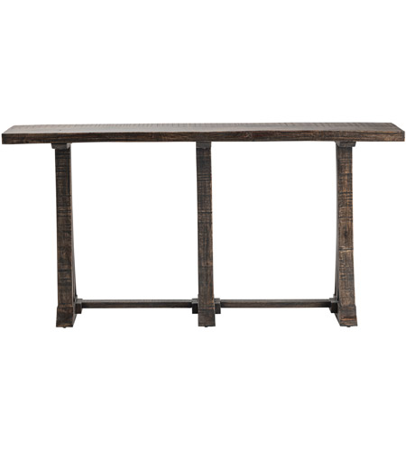 Crestview Collection CVFNR797 Alpine Console 76 X 17 inch Dark Brown Console Table
