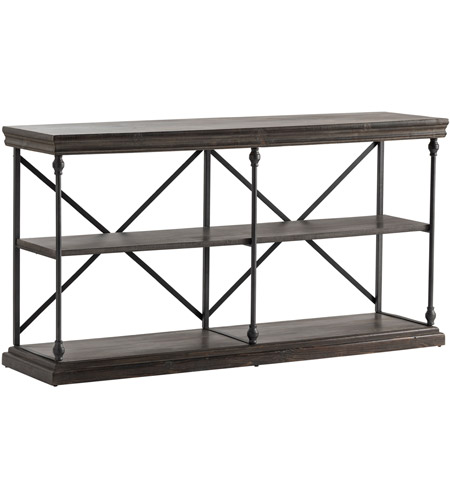 Crestview Collection CVFNR964 Covington 64 X 17 inch Chrome and Steel and Silver Console Table CVFNR964_silo2.jpg