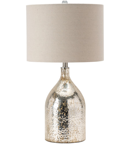 Crestview Collection EVABS1742 Amelia 28 inch 150.00 watt Handfinished Silver Table Lamp Portable Light
