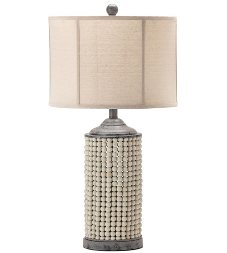 Crestview Collection EVLY1957 Amelia 29 inch 150.00 watt Handfinished Natural and Gray Table Lamp Portable Light