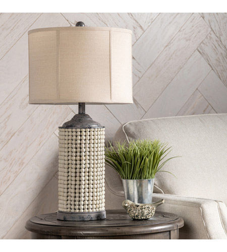 Crestview Collection EVLY1957 Amelia 29 inch 150.00 watt Handfinished Natural and Gray Table Lamp Portable Light EVLY1957_Lifestyle_1.jpg