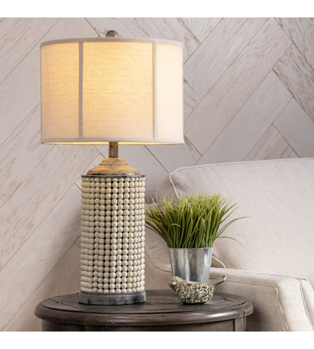 Crestview Collection EVLY1957 Amelia 29 inch 150.00 watt Handfinished Natural and Gray Table Lamp Portable Light EVLY1957_Lifestyle_2.jpg