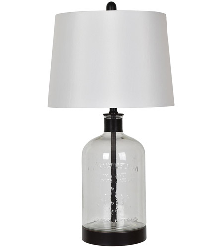 Crestview Collection ABS1338SNG Element 27 inch Table Lamp Portable Light