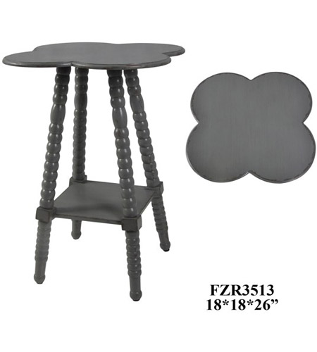 Crestview Collection CVFZR3513 Crestview 26 X 18 inch Grey End Table