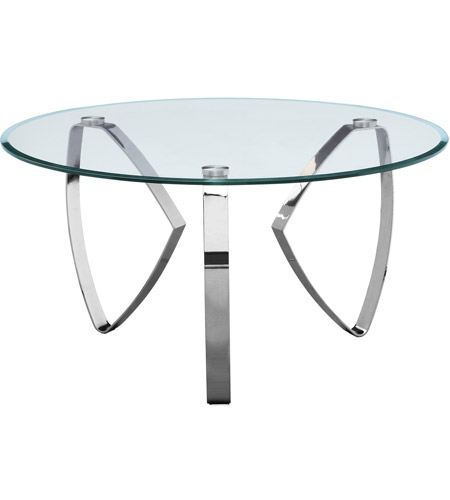 Crestview Collection CVFZR4010 Hollywood 38 X 38 inch Nickel Cocktail Table