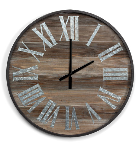 Crestview Collection CVTCK1133 Recesed Time 30 X 3 inch Wall Clock